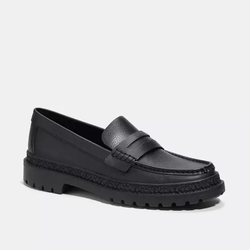 Coach Black Copper Loafer